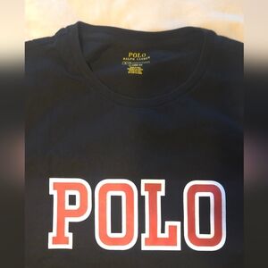 Polo by Ralph Lauren Black Tee with Red Logo